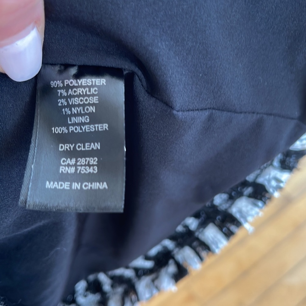 Rachel Zoe Houndstooth Jacket, NWT - Picture 8 of 8